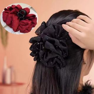 Kẹp Tóc Vải Phong Cách retro Đơn Giản Thanh Lịch Và Cá Tính
