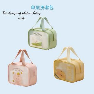 Túi đựng đồ trang điểm và đồ vệ sinh đa chức năng dung tích lớn di động du lịch chuyến đi công tác chống thấm nước tập thể dục bơi lội túi đựng đồ hai lớp