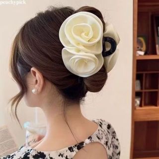 Kẹp kẹp lớn nơ hoa hồng hottrend