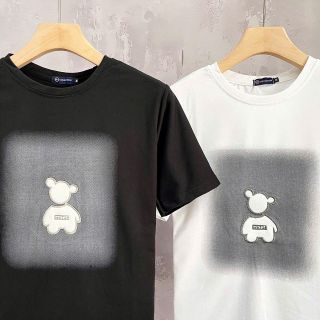 ÁO THUN CỔ TRÒN, ÁO THUN THÊU HÌNH GẤU, ÁO THUN NAM, ÁO THUN COTTON