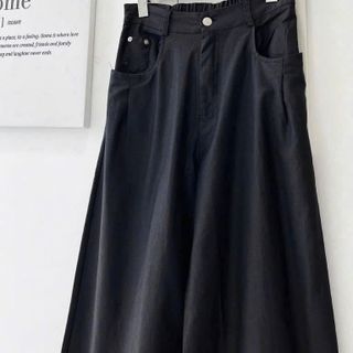 [SHOPPUMI] Quần jean suông dài xanh đậm 3 size SML Pumi