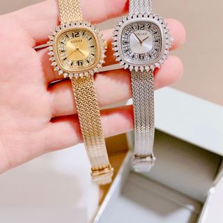Đồng hồ nữ mẫu mới viền đá guccisce