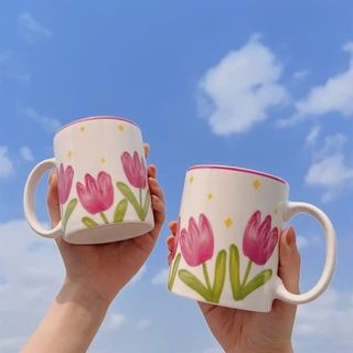 Cốc Sứ Hoa Tulip (Thùng 80 Cái)