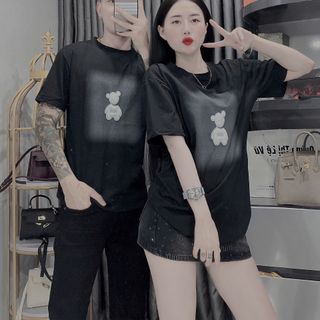 ÁO THUN CẶP ĐÔI, ÁO THUN COTTON, THUN CỔ TRÒN GIÁ SỈ