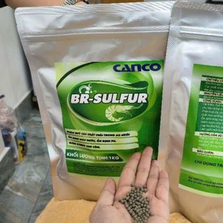 THÙNG BR-SULFUR 10KG XỬ LÝ H2O TĂNG CƯỜNG OXI ĐÁY AO CHO TÔM