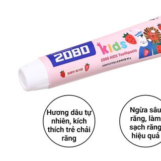 KEM ĐÁNH RĂNG CHO BÉ 2080 HƯƠNG DÂU VÀ HƯƠNG TÁO
