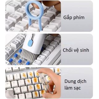 BỘ DỤNG CỤ VỆ SINH BÀN PHÍM LAPTOP 7IN1