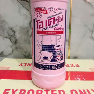 THÙNG 12 CHAI Tẩy Bồn Cầu Okay Thái Lan 960ml – Siêu Sạch, Đánh Bật Mọi Vết Bẩn