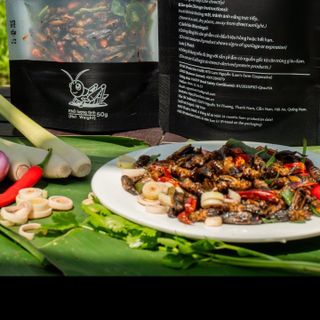 Dế Sấy Cay Giòn