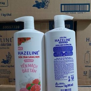Sữa Tắm Hazeline Yến Mạch Dâu Tằm Ly 1Kg Màu Hồng (Chai)