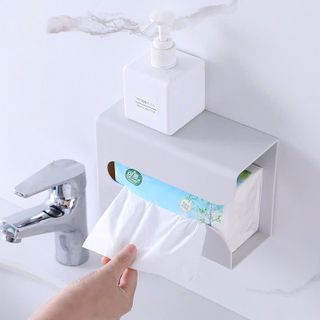 Hộp Đựng Khăn Giấy Dán Tường Tiện Dụng 19x12x8CM
