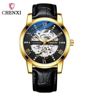 ĐH nam dây da cơ tự động Chenxi 8802