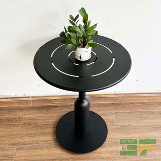 Bàn cafe tròn 60cm sắt sơn tĩnh điện- Mã: BCF21S- Xưởng nội thất 3F