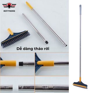 Chổi Chà Sàn Nhà Tắm, Nhà Vệ Sinh, Chổi Cọ Sàn Đa Năng Tích Hợp Cây Gạt Nước Sàn Nhà Vệ Sinh Và Lau Kính - Huy Tưởng