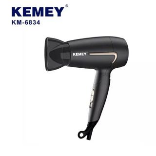 Máy Sấy Tóc Gấp Gọn 3 Tốc Độ Sấy Kemey KM 6834