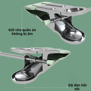 Móc kẹp quần áo đa năng, treo quần áo, móc treo đồ đa năng bằng thép không rỉ, tiết kiệm diện tích, màu ngẫu nhiên