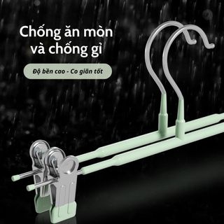 Móc kẹp quần áo đa năng, treo quần áo, móc treo đồ đa năng bằng thép không rỉ, tiết kiệm diện tích, màu ngẫu nhiên