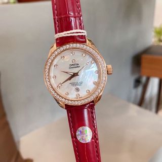 ĐH nữ dây da máy pin kim trôi khóa bướm