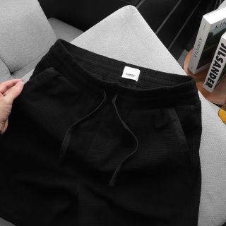 Quần short thun nam. Chất  vải premium pique hiệu ứng lưng thun co giãn tăng sự êm ái