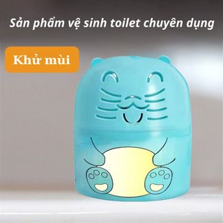 Lọ Thả Bồn Cầu Hình Mèo Khử Mùi Bồn cầu Hương Thơm Thanh Mát Tặng Kèm Dây Dễ Dàng Khi Sử Dụng