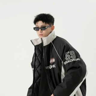 Áo Khoác Dù jackek Nam Nữ 2 Lớp In Chữ Phối 2 Màu Trẻ Trung Kiểu Dáng phong Cách