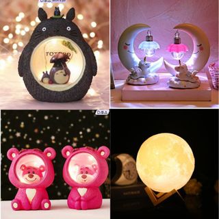 ĐÈN NGỦ siêu dễ thương tiện dụng hàng ngày làm quà tặng ý nghĩa, ĐÈN để bàn decor phòng ngủ