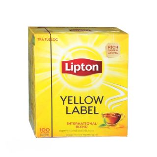 Trà Lipton nhãn vàng 100 gói