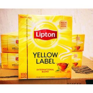 Trà Lipton nhãn vàng 100 gói