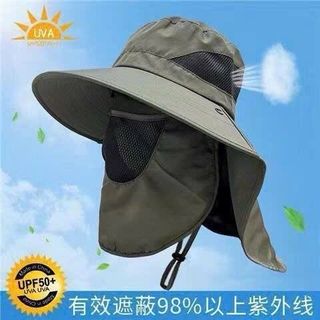 Mũ chống nắng nam kèm khẩu trang