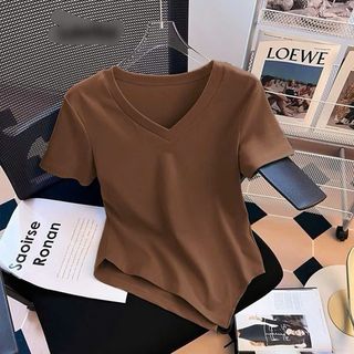 /-ÁO KIỂU CỖ TIM TAY NGẮN TÀ XÉO DÀI THUN BORRIP LOẠI 1 CO GIÃN - LÊ PHƯƠNG BOUTIQUE