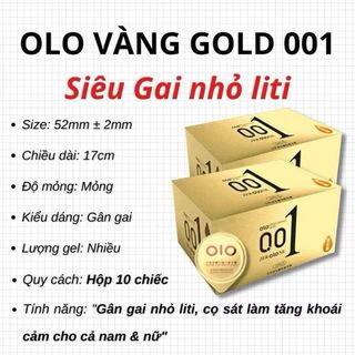 Bao cao su olo 001 siêu gai liti