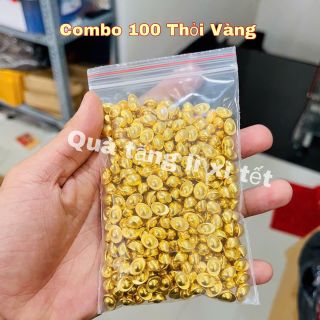 Sỉ Thỏi Vàng Mini Phong Thủy Trang Trí Bàn Thờ Thần Tài, Thổ Địa