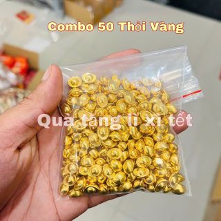 Sỉ Thỏi Vàng Mini Phong Thủy Trang Trí Bàn Thờ Thần Tài, Thổ Địa