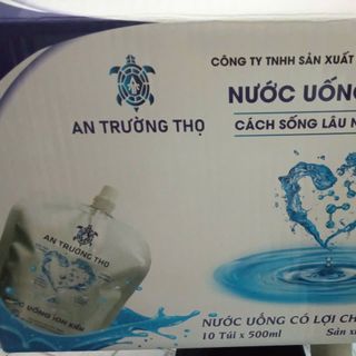 Nước ION KIỀM AN TRƯỜNG THỌ túi 500ml 135k thùng 10 túi