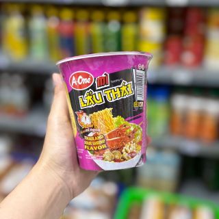 Thùng 12 ly mì A-One lẩu Thái 65G