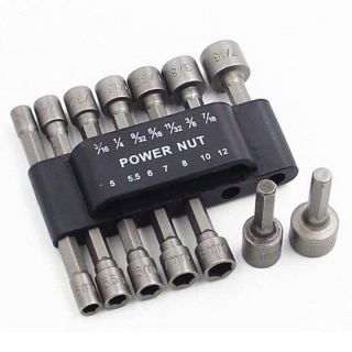 Bộ 9 đầu vặn khẩu cho khoan chuyên dụng  đầu tuýp chân lục giác