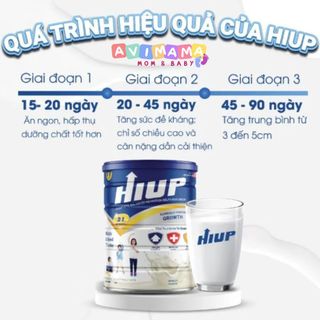 Sữa Hiup Tăng Chiều Cao Cho Bé Tăng hấp Thụ Canxi Bổ Sung Dinh Dưỡng Phát triển Chiều Cao Cho Bé Từ 3 Tuổi 650G AVIMAMA