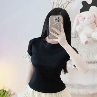 SET ÁO PHỐI VIỀN TAY CHÂN VÁY BÍ - LÊ PHƯƠNG BOUTIQUE