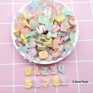 CHARM CHỮ CÁI, SỐ 1.2CM