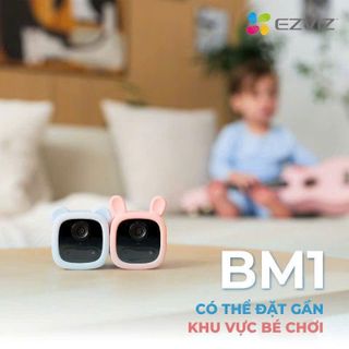 Cam wifi có PIN siêu nhỏ Ezviz BM1-Pink ( Dùng Pin - Người Giữ Trẻ Thông Minh Của EZVIZ )