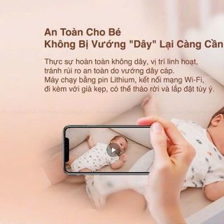 Cam wifi có PIN siêu nhỏ Ezviz BM1-Pink ( Dùng Pin - Người Giữ Trẻ Thông Minh Của EZVIZ )