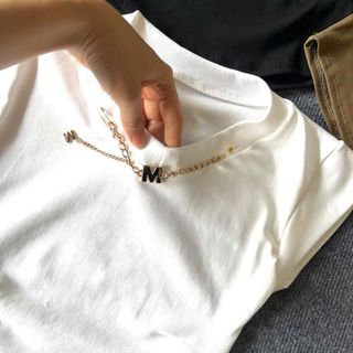 ÁO THUN TAY NGẮN KIỂU CỖ PHỐI DÂY XÍCH THUN BORRIP LOẠI 1 CO GIÃN - LÊ PHƯƠNG BOUTIQUE