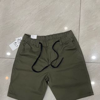Quần short kaki thun- lưng thun có dây rút, vải kaki co giãn mạnh, mềm mại êm ái