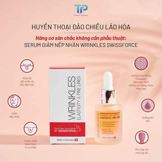 Serum Wrinkles Elasticity & Fine Lines Daily Swissforce- 𝐒𝐄𝐑𝐔𝐌 𝐆𝐈𝐀̉𝐌 𝐍𝐄̂́𝐏 𝐍𝐇𝐀̆𝐍 𝐖𝐑𝐈𝐍𝐊𝐋𝐄𝐒