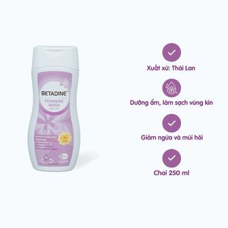 Dung Dịch Vệ Sinh Nữ BETADINE Feminine Wash Daily Use Gentle Protection Bảo Vệ Dịu Nhẹ