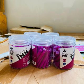 HỘP 30 ỐNG MỰC INK MÀU TÍM XÓA ĐƯỢC 024 - LADY'S PASSION