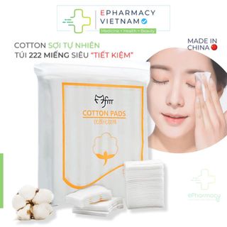 Bông tẩy trang 222 miếng Lameila Cotton Pads FM Mèo 3 Lớp - ePharmacy
