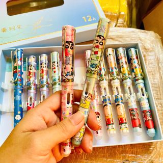 BÚT MÁY XÓA ĐƯỢC SHIN KUTE NGÒI KIM TINH LÁ TRE NÉT THANH ĐẬM 022 - LADY'S PASSION