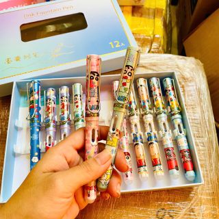 BÚT MÁY XÓA ĐƯỢC SHIN KUTE NGÒI KIM TINH LÁ TRE NÉT THANH ĐẬM 022 - LADY'S PASSION