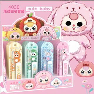 BÚT CHÌ KIM KÈM HỘP NGÒI BABY THREE